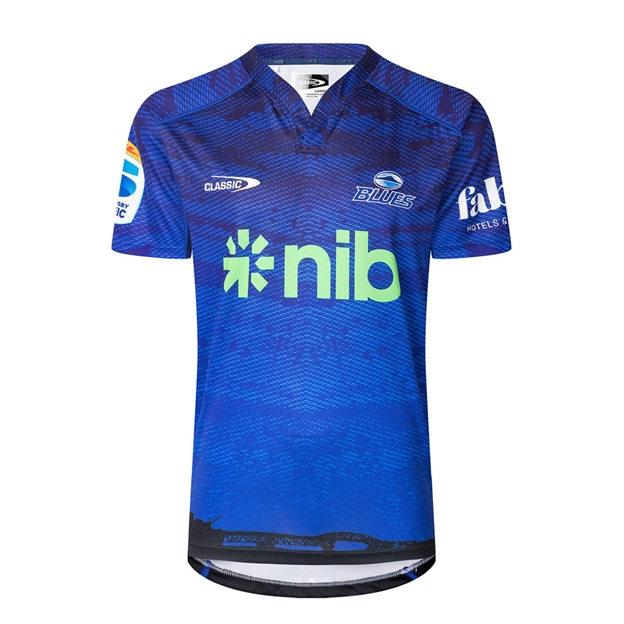 Blues Kids Home Rugby Shirt Short Sleeve 2025 - Front