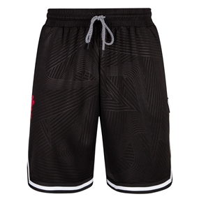 Wales Mens Athleisure Basketball Shorts 25/26 Black - Front