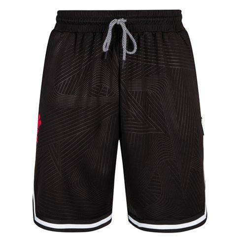Wales Mens Athleisure Basketball Shorts 25/26 Black - Front