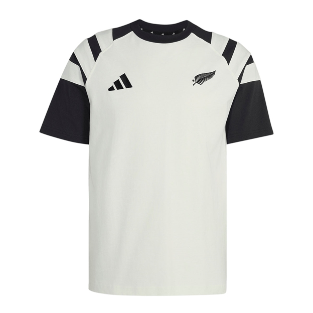 All Blacks Mens Leisurewear T-Shirt 26/27 Off White - Front View