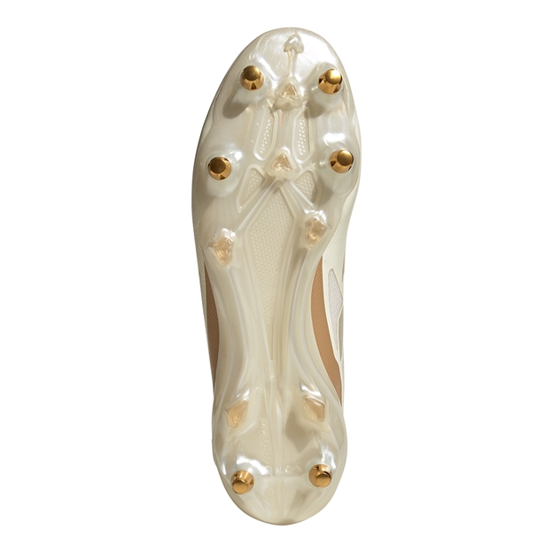 Adizero RS15 Pro Soft Ground Rugby Boots Off White - Soleplate