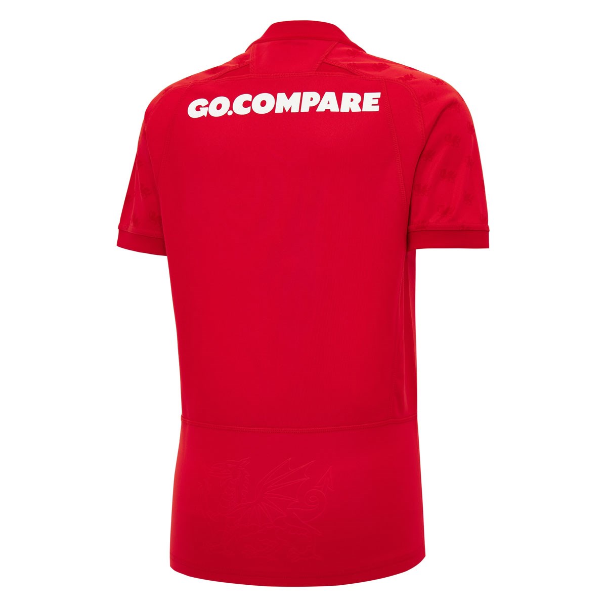 Wales Womens Home Rugby Shirt 26/27 Red - Front View