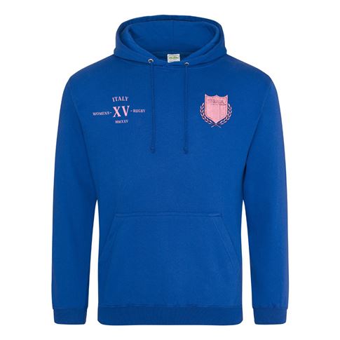 Womens World Cup Italy Adults Classic Hoodie Royal - Front