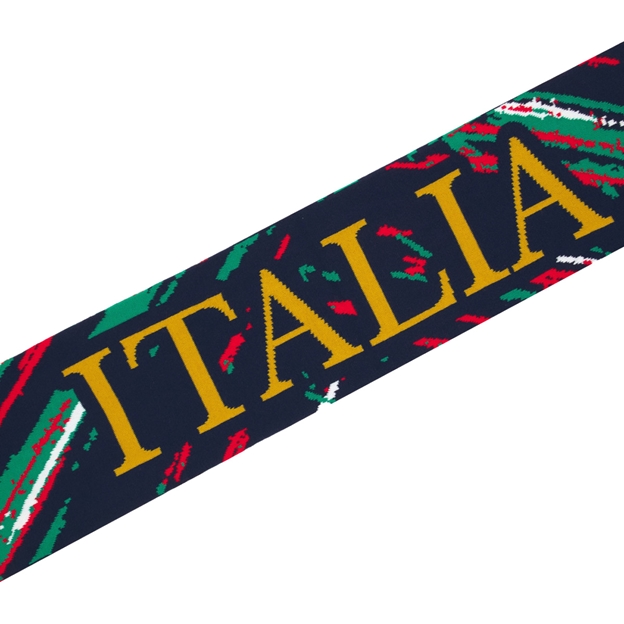 Italy Supporters Scarf 25/26 Black - Italia