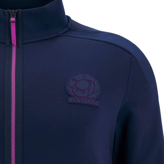 Scotland Mens Anthem Jacket 25/26 Navy - Tonal SRU Thistle
