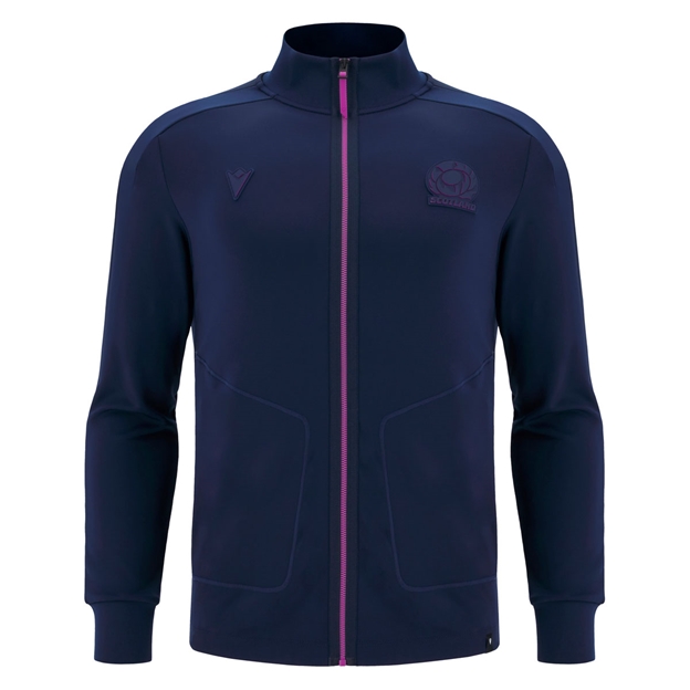 Scotland Mens Anthem Jacket 25/26 Navy - Front