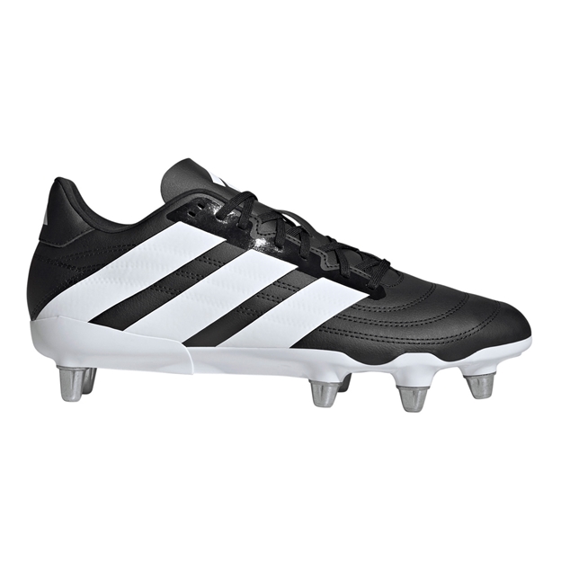 Adidas Adults Kakari Soft Ground Rugby Boots Core Black - Outstep View