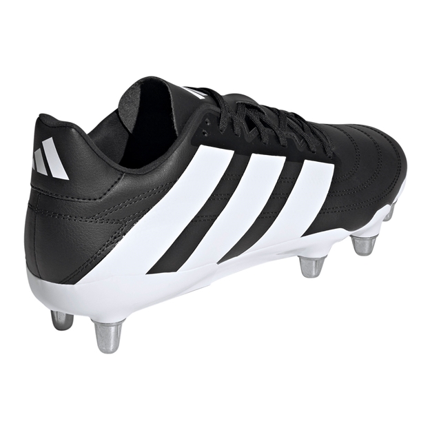 Adidas Adults Kakari Soft Ground Rugby Boots Core Black - Back View
