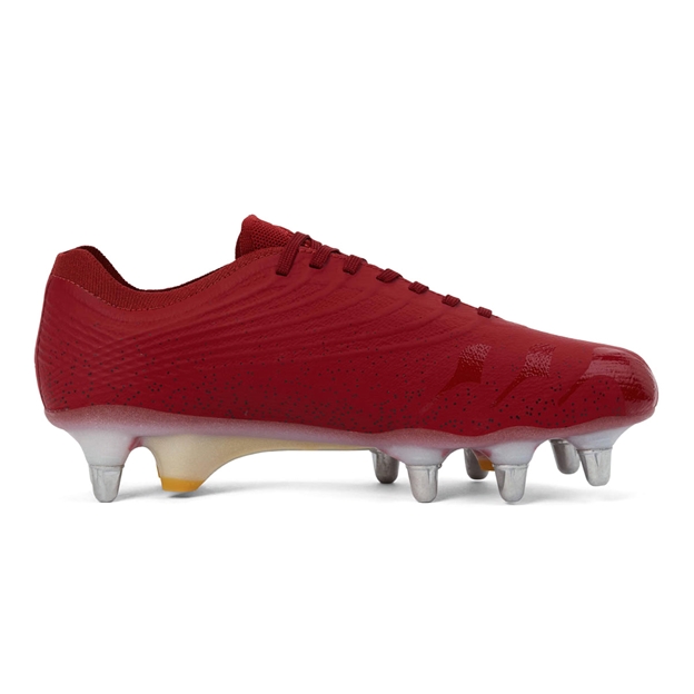 Canterbury Stampede Groundbreak Elite Soft Ground Rugby Boots Red - Instep