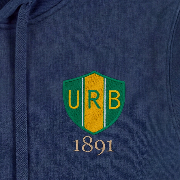 Brazil 1891 Hoodie Petrol Blue - Badge View