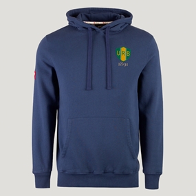 Brazil 1891 Hoodie Petrol Blue - Front View