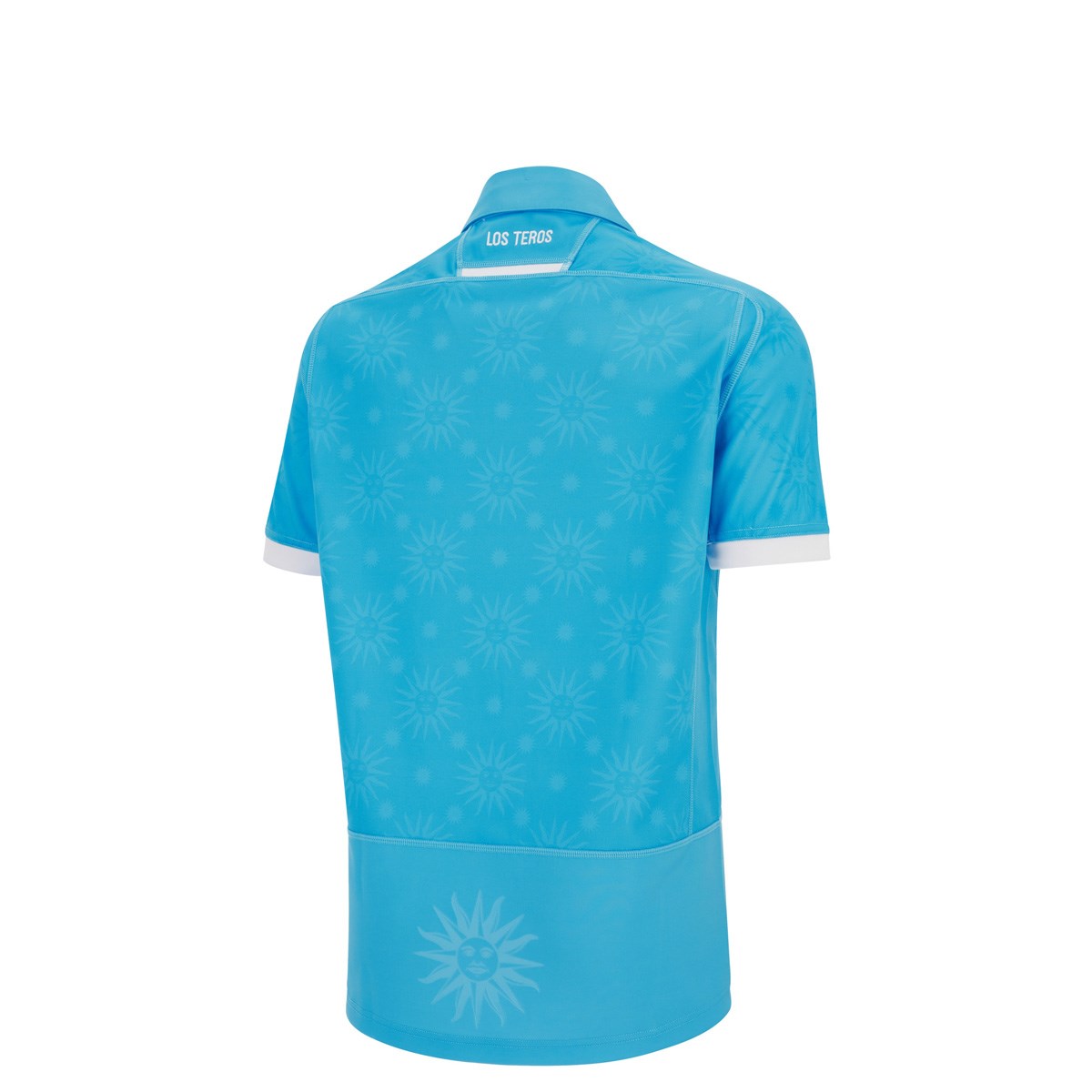 Uruguay Junior Home Rugby Shirt 25/26 Sky Blue - Front Close-up