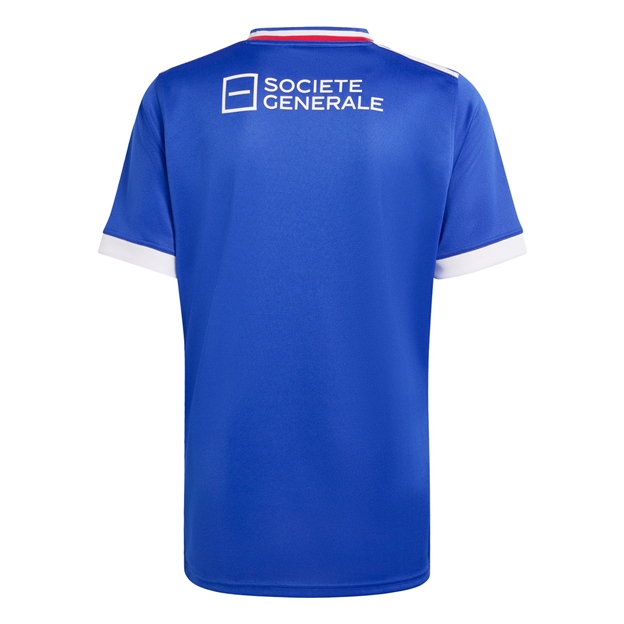 France Mens Home Rugby Shirt Lucid Blue 25/26 - Back View