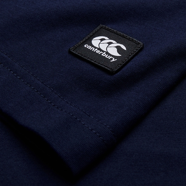 Canterbury Mens Uglies Logo T-Shirt Navy/Multi - Hem Detail View