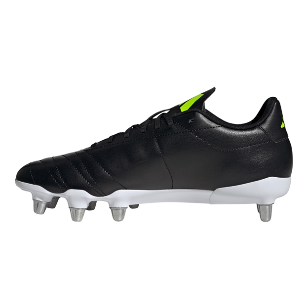 adidas Adults Kakari Soft Ground Rugby Boots Black - Instep