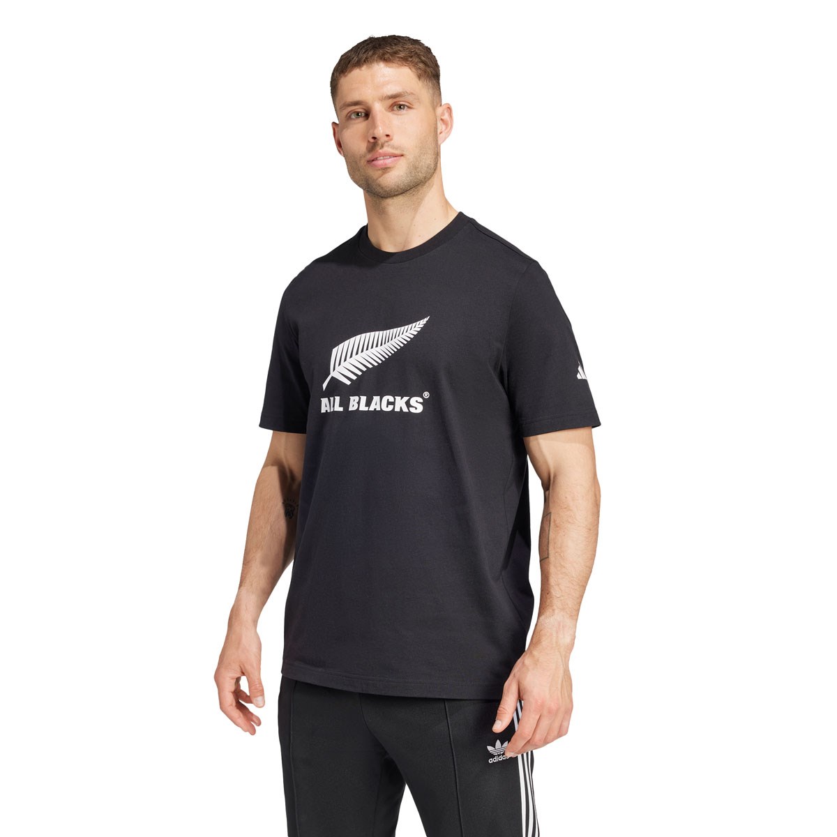 All Blacks Mens Logo Tee 25/26 Black - Front