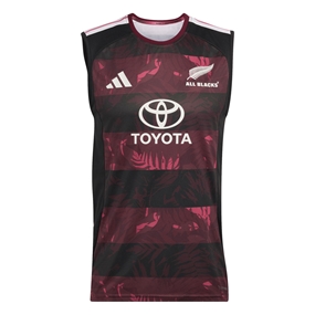 All Blacks Mens 'Greatest Rivalry' Training Vest 26/27 Maroon - Front View