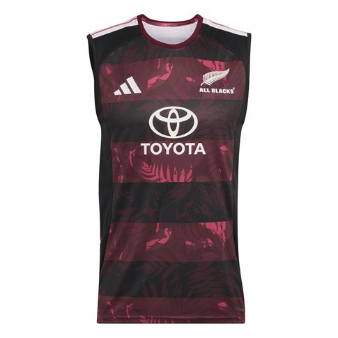 All Blacks Mens 'Greatest Rivalry' Training Vest 26/27 Maroon - Front View