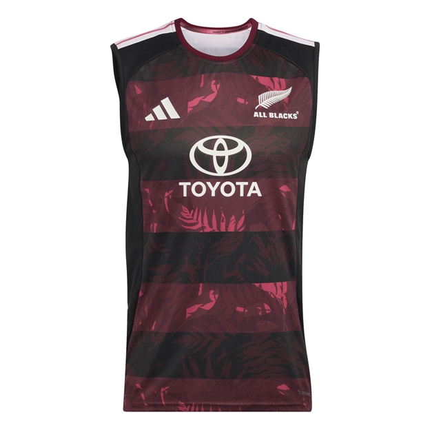 All Blacks Mens 'Greatest Rivalry' Training Vest 26/27 Maroon - Front View