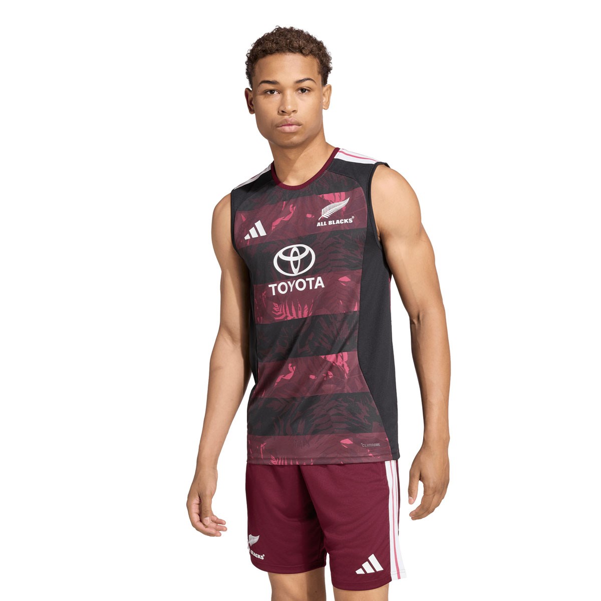 All Blacks Mens 'Greatest Rivalry' Training Vest 26/27 Maroon - Front View