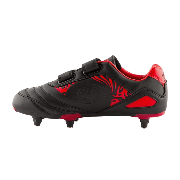 Optimum Razor Velcro Boots Red Kids Instep