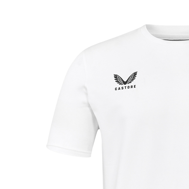 England Mens Travel Short Sleeve Tee 25-26 Bright White - Castore