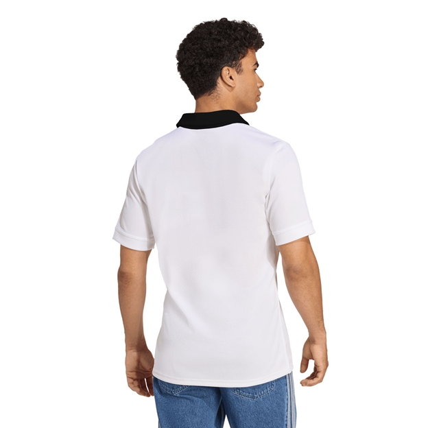 All Blacks Mens Away Rugby Shirt 25/26 White - Model Back