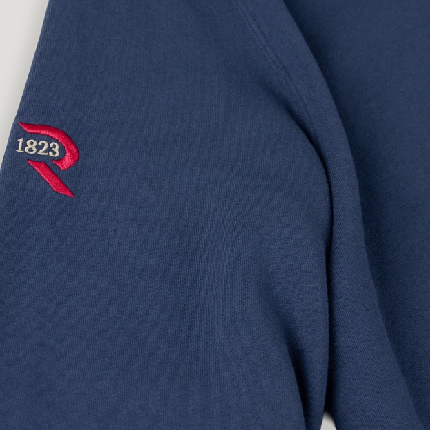 Fiji 1884 Quarter Zip Sweatshirt - Petrol Blue