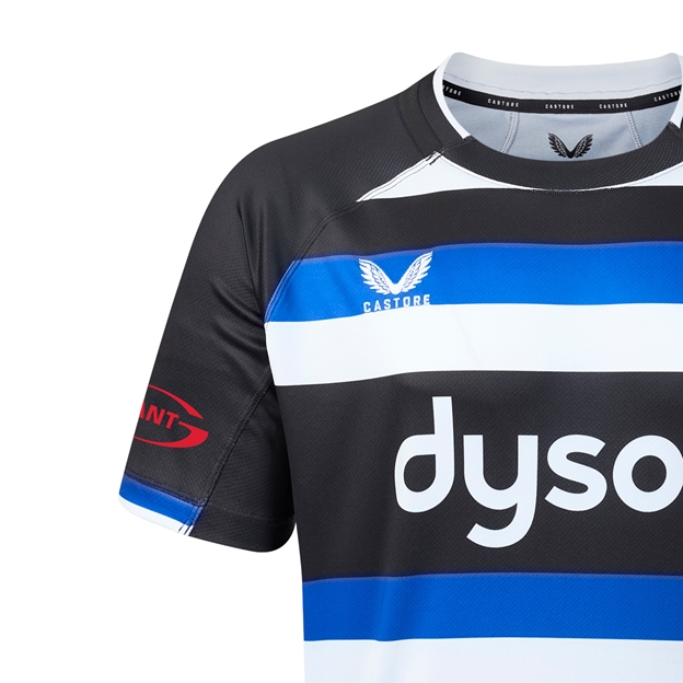 Bath Rugby Mens Home Rugby Shirt 26/27 Caviar - Castore Logo