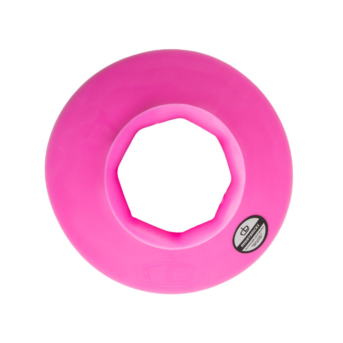 Rugby Bricks Vortex High Kicking Tee Hot Pink - Front