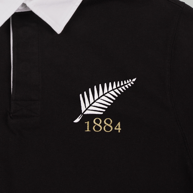New Zealand 1884 Rugby Shirt - Black