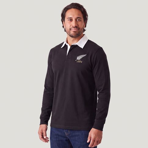 New Zealand 1884 Rugby Shirt – Black