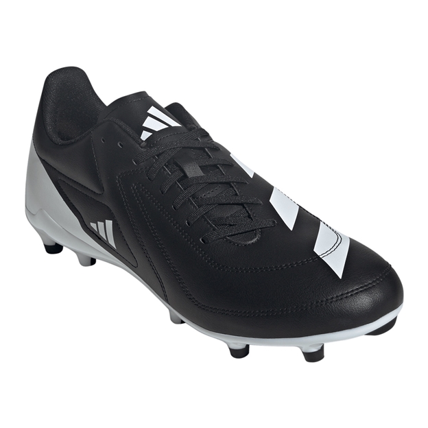 adidas Adults RS15 Firm Ground Rugby Boots Black - Front