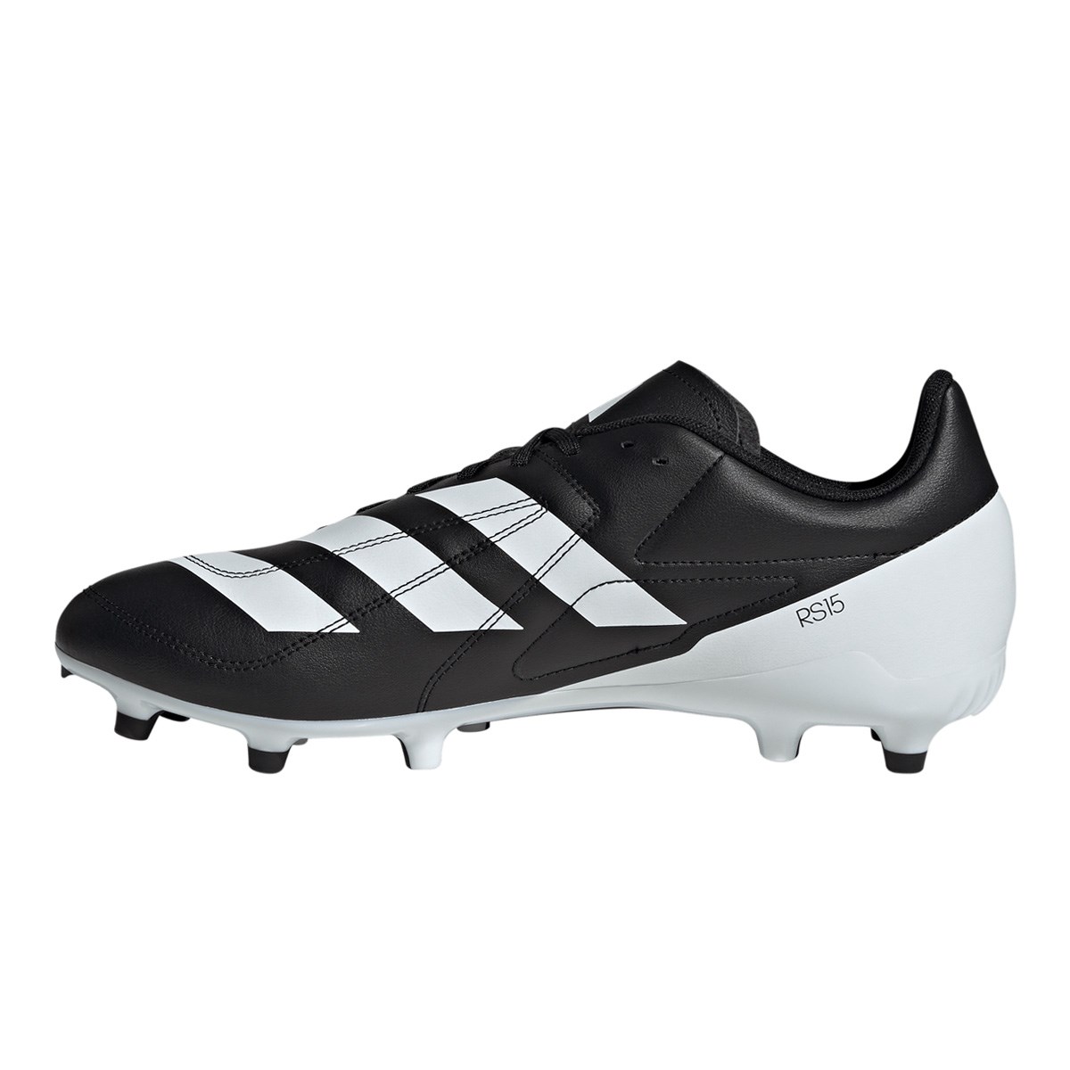 adidas Adults RS15 Firm Ground Rugby Boots Black - Outstep