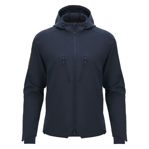 Rugby World Cup 2027 Mens Athleisure Softshell Waterproof Jacket - Navy/Gold - Front