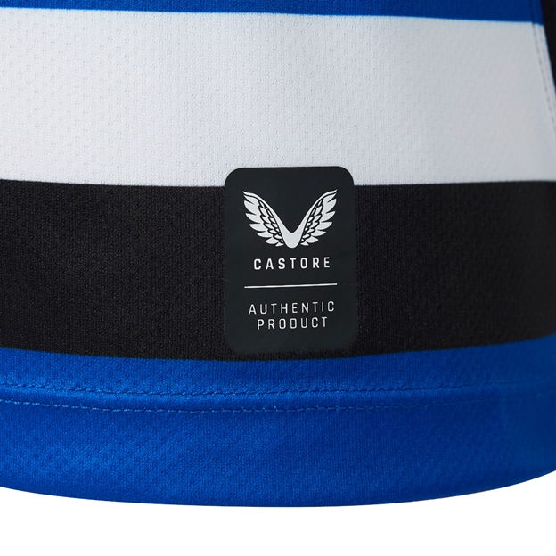 Bath Rugby Kids Home Rugby Shirt 26/27 Caviar - Authentic Product Close-up