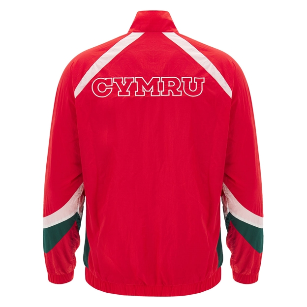 Wales Mens Heritage Retro Jacket 26/27 Red - Back View