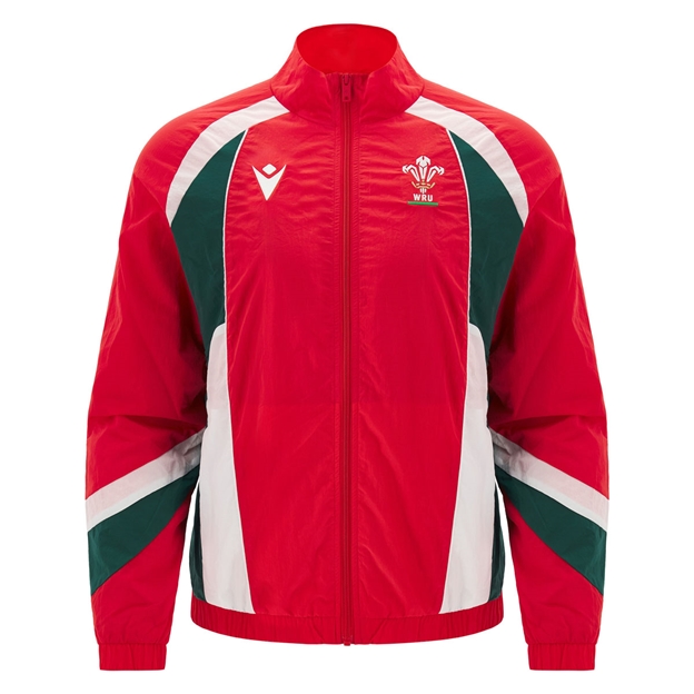 Wales Mens Heritage Retro Jacket 26/27 Red - Front View