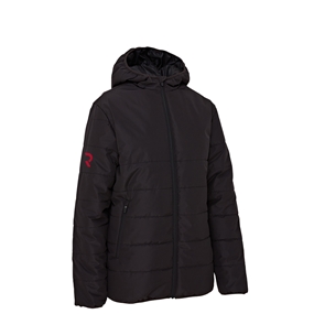 Rugbystore Kids Performance Padded Showerproof Jacket - 3 Qtr Front View