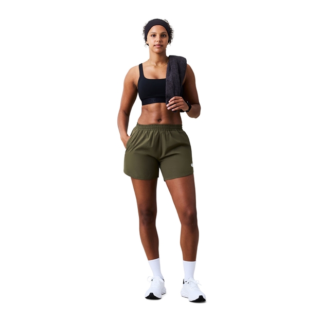 Canterbury Womens Tempo+ Training Shorts Ivy Green - Model Full View