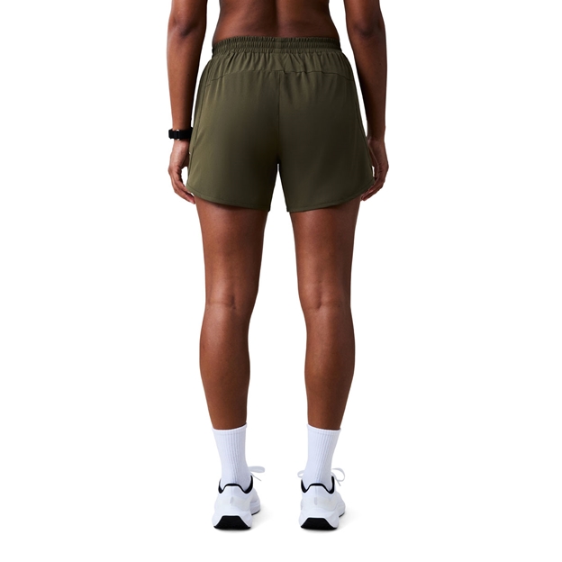Canterbury Womens Tempo+ Training Shorts Ivy Green - Model Back View