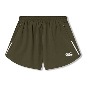 Canterbury Womens Tempo+ Training Shorts Ivy Green - Front View