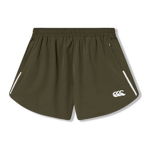 Canterbury Womens Tempo+ Training Shorts Ivy Green - Front View