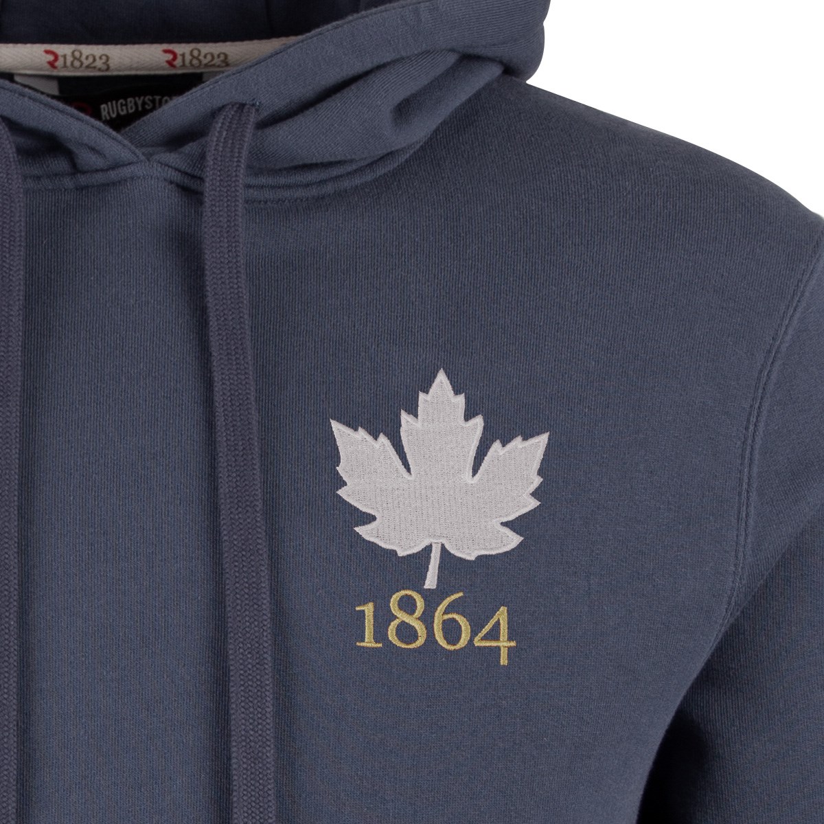 R1823 Canada 1864 Hoodie - Petrol Blue