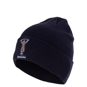 Harlequins Beanie 26/27 Navy - Front View