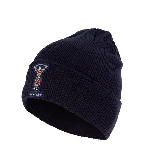 Harlequins Beanie 26/27 Navy - Front View