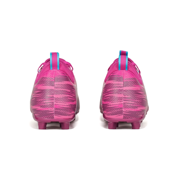 Oxen Youths Meta X All Ground Rugby Boots Purple Haze - Heel View