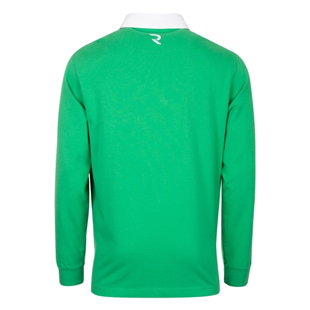 Ireland Mens Legends of 2026 Classic Rugbystore Rugby Shirt Green - Back view