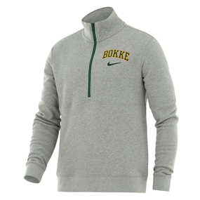 South Africa Springboks Mens 1/2 Zip Sweatshirt 26/27 Dark Grey Heather - Front View