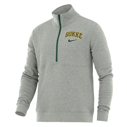 South Africa Springboks Mens 1/2 Zip Sweatshirt 26/27 Dark Grey Heather - Front View